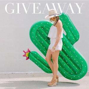 Colchón Flotante Inflable de PVC con Forma de Cactus, Piña y Sandía, Juguete Acuático para la Playa, Colchón de Aire para Nadar, Flotador Acuático para Adultos - Product Image 4