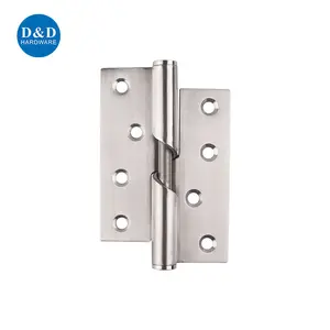 4 inch Stainless steel rising handed butt rising door hinges for bathroom toilet door