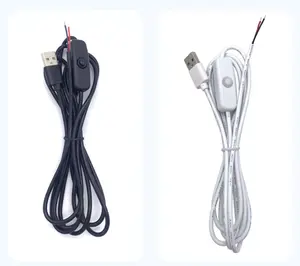 Câble USB à extrémité ouverte avec interrupteur 501 câble de charge pour Pi 2 Pi 3