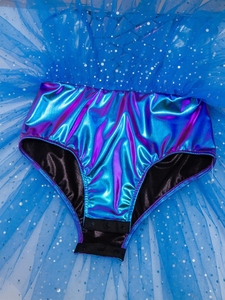 Disfraces de Alien para Niñas de 6 a 16 Años, Diseño Metálico, con Braguitas Integradas, Vestidos de Ballet con Tutú de Malla, para Eventos Temáticos y Actuaciones Escénicas - Product Image 5