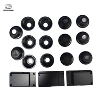 Service de fraisage CNC 4 et 5 axes de haute précision pour pièces de petite taille, usinage sur mesure en aluminium et anodisation noir mat