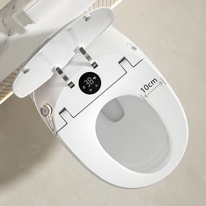 2025 Release Modern Design Inteligente Inteligente De Uma Peça De Parede Pendurada Armário Automático Bidé Embutido Tanque De Água Alongado Incluído - Product Image 6