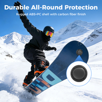 MiLi SkiFinder, Rastreador y Localizador GPS Inteligente a Prueba de Agua IP67 con Buscador de Objetos y Soporte Adhesivo para Apple/Android Air Tag