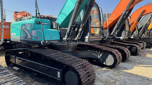 Excavadora mediana Kobelco SK210 Original japonesa de segunda mano, 21 toneladas con caja de cambios de motor, modelo de 2017, 1 año de garantía - Product Image 2
