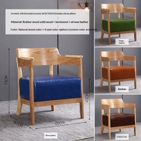 Ensemble de négociation personnalisable en bois de style nordique moderne, table basse et chaises sur mesure pour salon commercial, hôtel et entreprise
