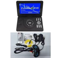 Lecteur DVD/CD/VCD portable avec écran, compatible avec les commandes d'échantillons, adaptateurs secteur EU, US et UK disponibles