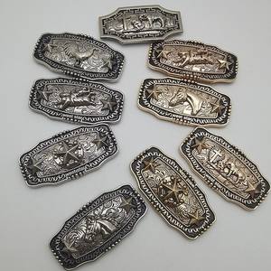 Hebilla de cinturón de vaquero occidental, hebilla personalizada de 65mm, hebilla de cinturón con cierre de aleación de Zinc antiguo, cinturones de vaquero para hombres, logotipo de diseño de fábrica - Product Image 2