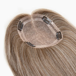 Toupee de Cabello Humano Virgen con Base de Encaje para Mujer, Precio Económico, Toupee de Encaje Completo 5x6 para Mujeres Blancas - Product Image 1