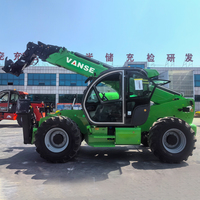 Chariot télescopique diesel 4x4 de haute qualité CE, grande spécification, 17,6 m de portée, capacité de 4000 kg pour la construction de bâtiments de grande hauteur