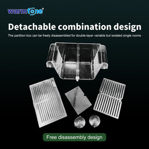 Tanque de Aislamiento para Cría de Peces de Plástico al por Mayor de Fábrica, Caja de Incubación para Alevines, para Guppys, Bettas, Camarones, Peces Bebé, Uso Seguro en Guarderías - Product Image 3