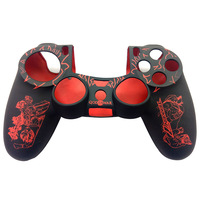 Coque en silicone gravée au laser Spider-Man pour Sony PS4/slim/Pro