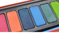 Set di 24 Colori Acquerello Vivaci Leggero e Portatile Set di Colori ad Acqua Solidi
