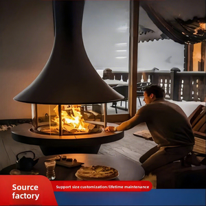 Chimeneas y Estufas, Chimenea Eléctrica, Chimenea de Leña, Chimenea Interior Colgante Moderna de Vapor de Agua para el Hogar, Calefacción de Invierno - Product Image 1