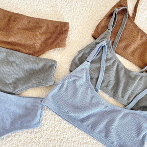 Maillot de bain à cordes fines personnalisé Ensemble de maillots de bain bikini à string deux pièces - Product Image 6