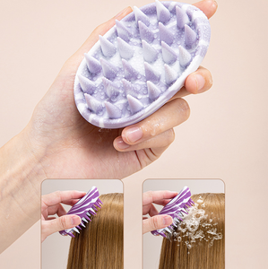 แปรงนวดหนังศีรษะแบบใหม่ แปรงสระผม แปรงนวดศีรษะ เครื่องนวดหนังศีรษะ - Product Image 2