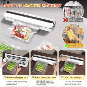 Machine de mise sous vide automatique sans fil rechargeable par USB, portable, pour la maison, en plastique, pour la conservation des aliments dans la cuisine - Product Image 5