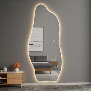<span class=keywords><strong>Specchio</strong></span> <span class=keywords><strong>da</strong></span> terra a figura intera con illuminazione a LED, grande, in vetro, <span class=keywords><strong>da</strong></span> appendere o montare, per <span class=keywords><strong>soggiorno</strong></span> - Fornitura diretta dalla fabbrica - Product Image 5