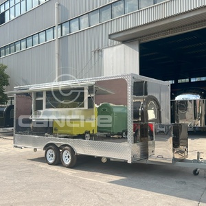 New Zealand Australian Standard Food Truck Trailer Mobile Kitchen Coffee <b>Deep</b> <b>Fryer</b> Fast Food Catering Trailer Truck - Product Image 2