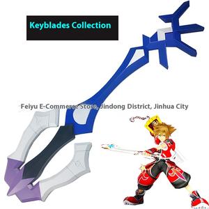 Regno cuori Mickey Mouse Sola 1-1 chiave lama oggetti di scena in bianco <span class=keywords><strong>e</strong></span> nero in metallo simulazione arma con stampa digitale - Product Image 2