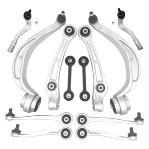 <span class=keywords><strong>Kit</strong></span> <span class=keywords><strong>de</strong></span> <span class=keywords><strong>bras</strong></span> <span class=keywords><strong>de</strong></span> commande d'extrémité <span class=keywords><strong>de</strong></span> biellette <span class=keywords><strong>de</strong></span> stabilisateur <span class=keywords><strong>de</strong></span> <span class=keywords><strong>suspension</strong></span> avant pour <span class=keywords><strong>Audi</strong></span> A4 B8 <span class=keywords><strong>de</strong></span> 2007 à 2015, 14 pièces - Product Image 1