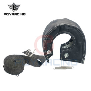 Poyracing – ruban isolant noir pour bouclier thermique de turbocompresseur, pour réparation de turbine T4 GT40 GT42 GT55 GT67 T66 - Product Image 1