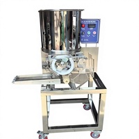 Machine automatique à galettes de hamburgers, presse à hamburgers, machine à faire des nuggets de poulet, haute efficacité, 35 pièces/min, équipement pour restaurants de restauration rapide
