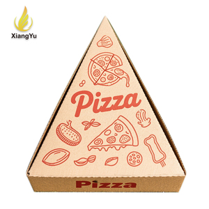 Scatola Triangolare per <span class=keywords><strong>Pizza</strong></span> Xiangyu con Logo Personalizzato, Confezione in Cartone Ondulato Kraft per Fette di <span class=keywords><strong>Pizza</strong></span>, Scatola Monouso per Asporto di Fast Food - Product Image 1