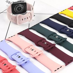 Muñeca de silicona de repuesto de silicona suave 38Mm 40Mm 42Mm <span class=keywords><strong>44Mm</strong></span> 45Mm Correa I <span class=keywords><strong>Watch</strong></span> Band para Iwatch <span class=keywords><strong>Apple</strong></span> Series <span class=keywords><strong>Se</strong></span> 7 6 5 4 3 - Product Image 2