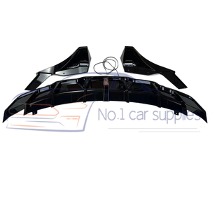 Phụ tùng ô tô Tesla <span class=keywords><strong>Model</strong></span> <span class=keywords><strong>3</strong></span> 2019-2022, chất liệu nhựa, màu đen bóng, bộ khuếch tán sau kèm đèn LED, bán buôn từ nhà máy - Product Image 3