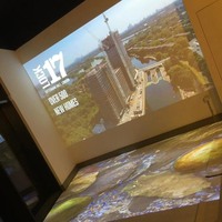 Projection murale et de sol en 3D pour KTV/Club, projection immersive en 3D