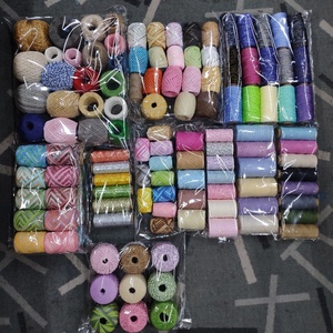 Gordon Băng đầy màu sắc bông chuỗi cho đan DIY Craft gói quà tặng - Product Image 6