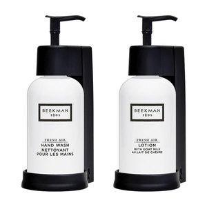 White Multifunctional Twin <strong>Soap</strong> Dispenser <strong>Refillable</strong> ABS Plastic Wall Mount <strong>Hand</strong> <strong>Soap</strong> for Bathroom Use Shampoo Gel Compatible - Product Image 1