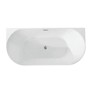 Nouvelle baignoire autoportante en acrylique Kastro-S avec robinet de vidange inclus, écologique, pour salle de bain intérieure, idéale pour les hôtels - Product Image 3