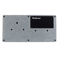 Pedalboard gitar Mini RPB-2B dengan tas jinjing menampilkan bahan aluminium dan plastik