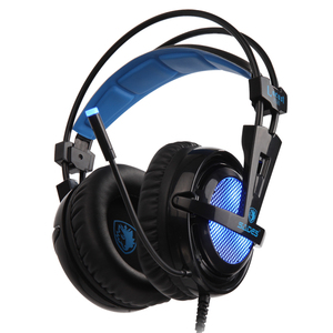SADES Locust <span class=keywords><strong>Plus</strong></span> 7,1 Sonido envolvente Rgb Auriculares Over-Ear Wire Gaming Auriculares con micrófono Orejeras de cuero suave - Product Image 1