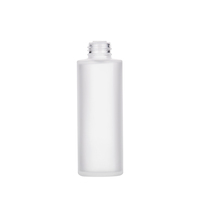 Bouchon en bambou vide cosmétique 30ml 50ml 100ml 150ml pot de crème en verre dépoli transparent bouteille de pulvérisation de toner de lotion en verre pour cosmétique