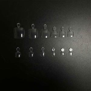 504 pièces/boîte clair faux ongles d'orteil conseils pieds conseils <span class=keywords><strong>manucure</strong></span> Nail Art décoration couverture complète faux ongles d'orteil conseils - Product Image 4