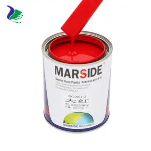 MARSIDE Brand Fast Drying Basecoats Color Paint for Car Body Repair / Billboard / Bumper Spray Car Paint with Hardener