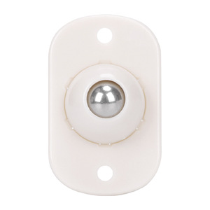 Caster <b>Wheel</b> Ball Bearing Soft Tread Silent Operation Light Tan <b>Plastic</b> For Mobile Entertainment Equipment - Product Image 1