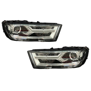 ชุดประกอบไฟหน้ารถ Audi <span class=keywords><strong>Q7</strong></span> 2017 2018 <span class=keywords><strong>2019</strong></span>สำหรับ Audi SQ7 LED ซ้ายและขวา - Product Image 1
