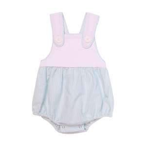 Vêtements pour bébé fille en gros : Barboteuses bulle en seersucker d'été pour tout-petits - Product Image 2