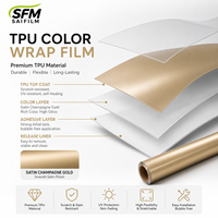 Película Protectora de Pintura (PPF) de TPU Personalizada para Carrocería con Múltiples Acabados de Lujo, Grosor de 7.5mil, Garantía de Más de 5 Años, Suministro del Fabricante