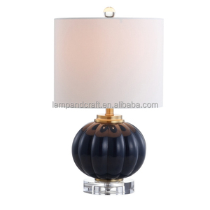 Lampe de table en céramique bleue pour la décoration de la maison, chambre à coucher, hall d'hôtel, chambre d'hôtel, salon - Product Image 5