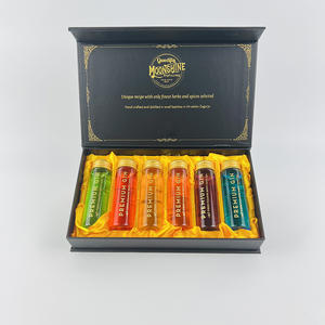 कस्टम लक्जरी कार्डबोर्ड जड़ी बूटियों मसाला ढीली पत्ती चाय इंफ्यूज़र ग्लास ट्यूब 30 मिली कॉर्क पैकेजिंग चाय बॉक्स - Product Image 3