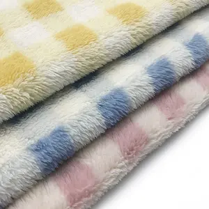 KINGCASON-tela de forro polar Sherpa para prendas, cepillo de dos lados, textil para el hogar, superventas