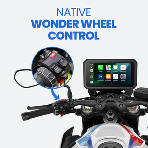Bestsonic 6 pouces sans fil CarPlay et Android Auto pour motos BMW, lecture native des données Wonder Wheel, 1200 Nits, IP69K, GPS - Product Image 2