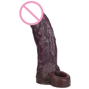 Wholesale Silicone Penis Sleeve for Men Reusable Male Enhancement Sleeve for OEM and Bulk Supply - Product Image 1
