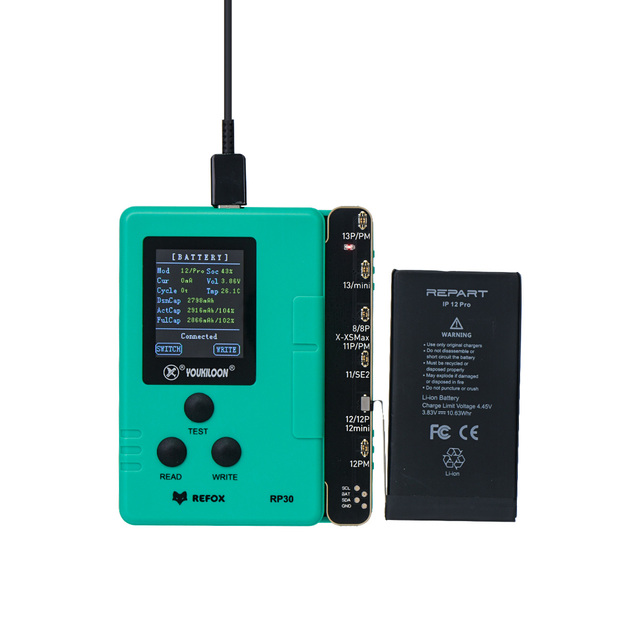 REFOX RP30 Restore Programmer for X-11 12 13 PRO MAX Battery Repair Face ID Fix Dot Projector Detection Tools