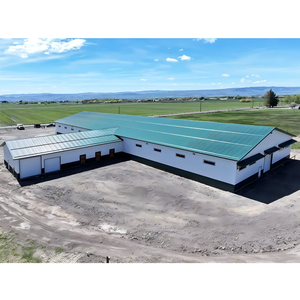 Tùy chỉnh hiện đại kim loại ngựa Arena Cấu trúc thép prefab ngựa gian hàng Xây Dựng Nhà Bộ dụng cụ cho trang trại cưỡi ngựa Arena đổ - Product Image 6