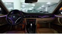 Kit d'éclairage d'ambiance intérieur pour voiture, panneau décoratif LED dynamique type symphonie galaxie, compatible avec BMW Série 3 E90 2005-2012